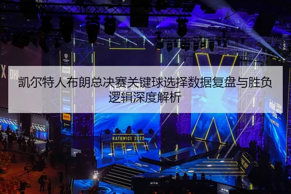 凯尔特人布朗总决赛关键球选择数据复盘与胜负逻辑深度解析